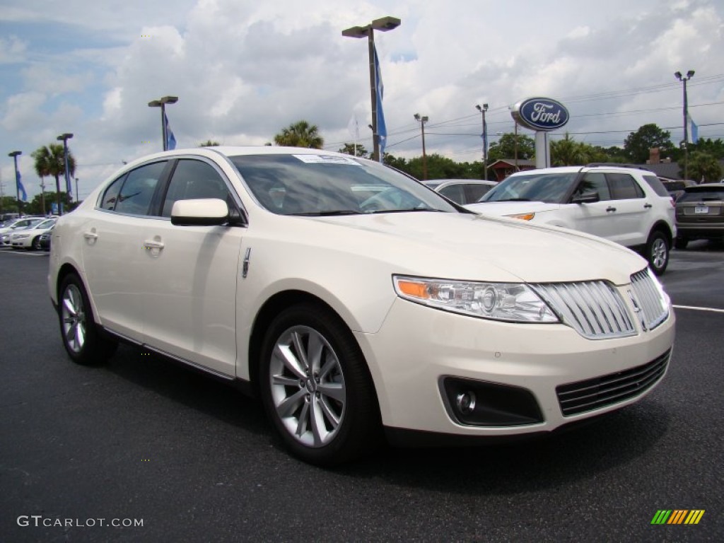 White Chocolate Tri-Coat 2009 Lincoln MKS Sedan Exterior Photo #66058154