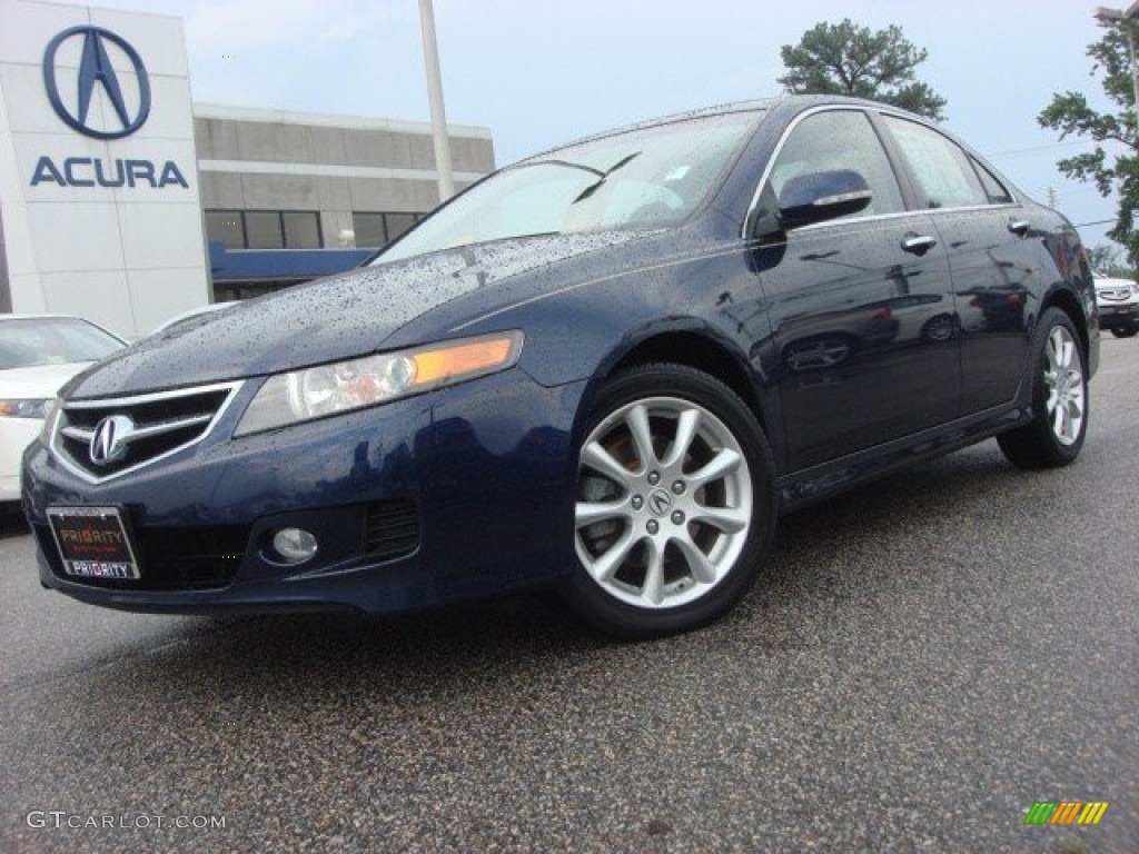 2007 TSX Sedan - Royal Blue Pearl / Parchment photo #1