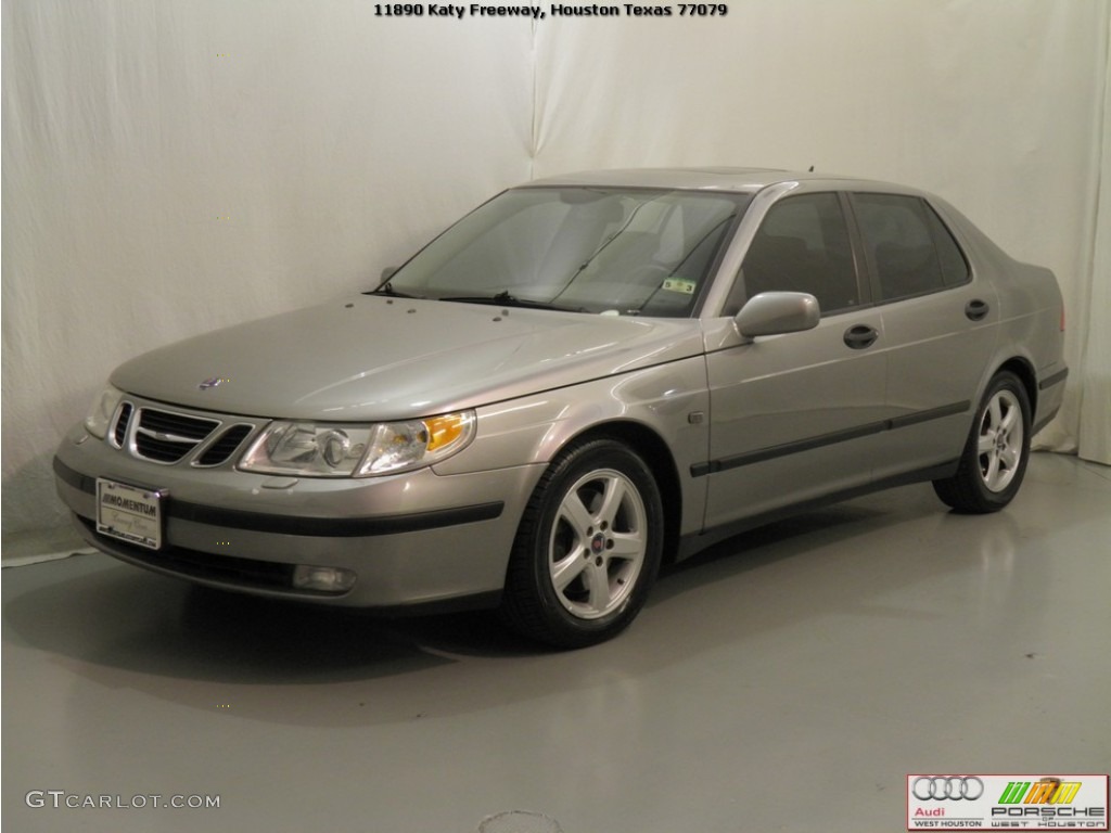 2002 9-5 Arc Sedan - Steel Grey / Charcoal Grey photo #4