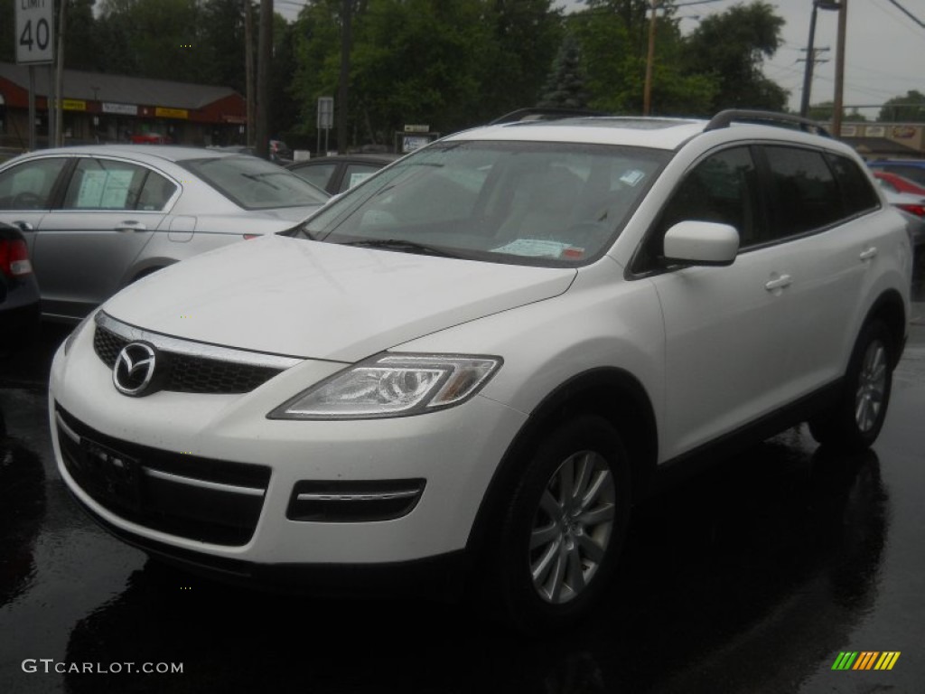 2007 CX-9 Sport AWD - Crystal White Pearl Mica / Sand photo #1