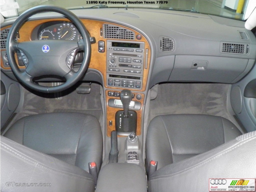2002 9-5 Arc Sedan - Steel Grey / Charcoal Grey photo #14