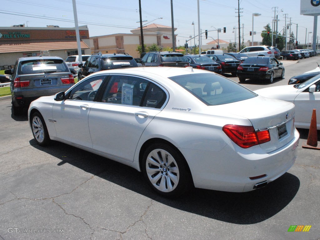 Mineral White Metallic 2011 BMW 7 Series ActiveHybrid 750Li Sedan Exterior Photo #66060337