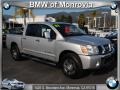 2007 Radiant Silver Nissan Titan LE Crew Cab 4x4  photo #1