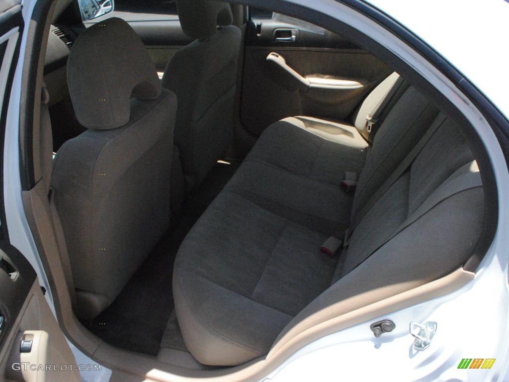 2003 Civic EX Sedan - Taffeta White / Ivory photo #16
