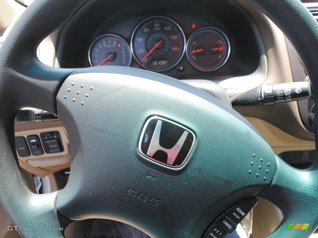 2003 Civic EX Sedan - Taffeta White / Ivory photo #23