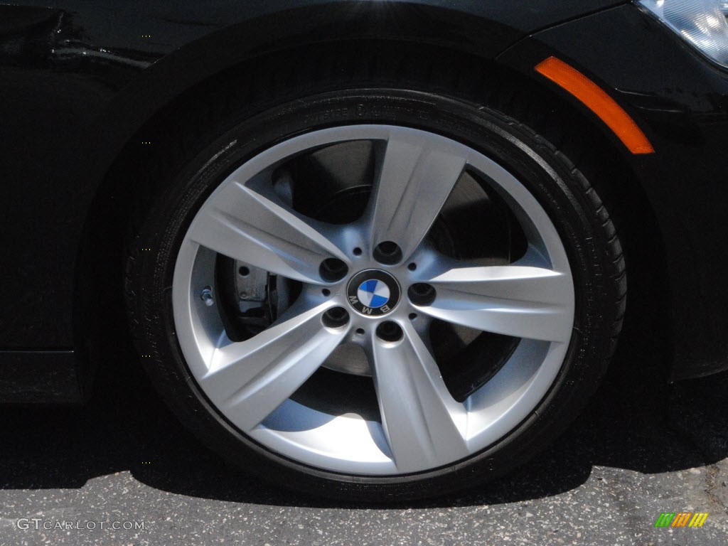 2009 3 Series 335i Coupe - Black Sapphire Metallic / Black photo #2