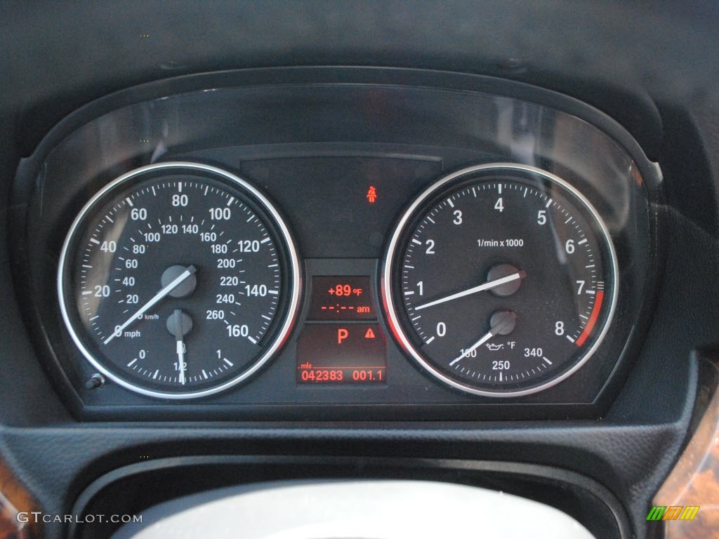 2009 3 Series 335i Coupe - Black Sapphire Metallic / Black photo #15