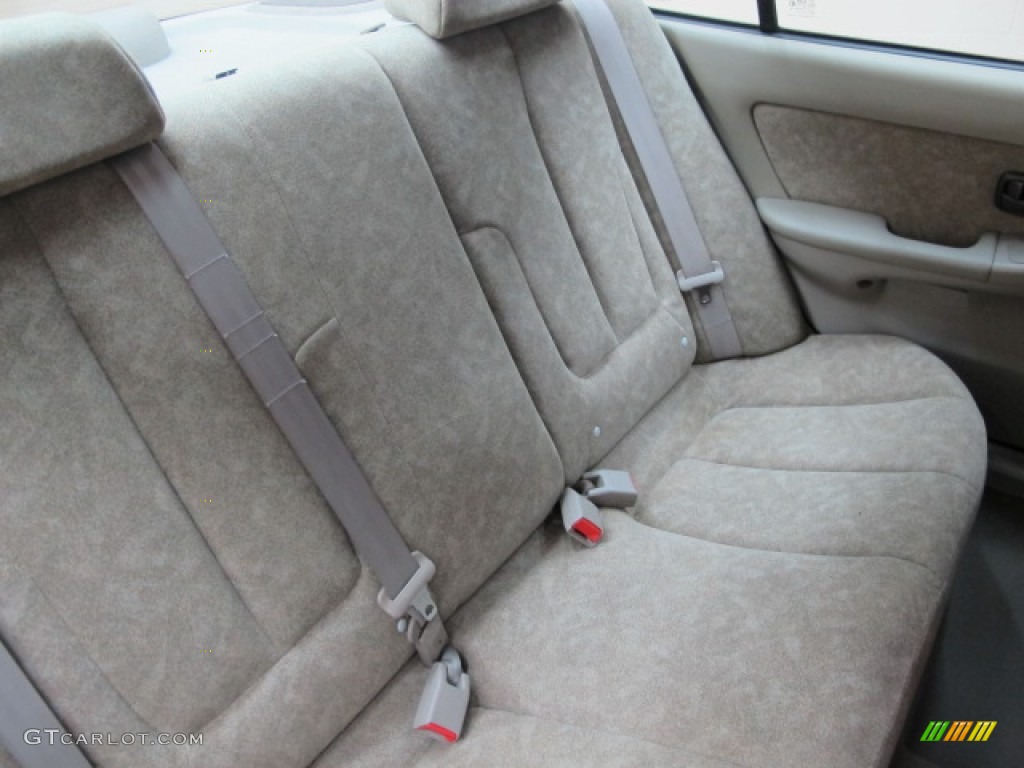 2001 Elantra GLS - Cardinal Red / Beige photo #21