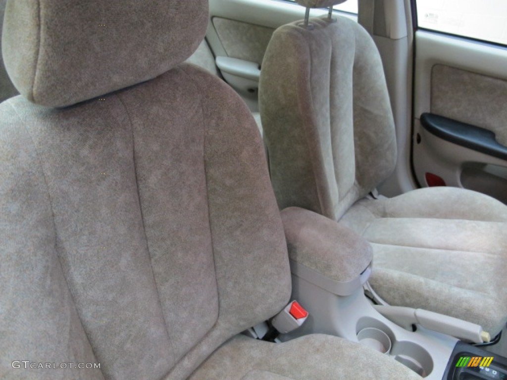 2001 Elantra GLS - Cardinal Red / Beige photo #23