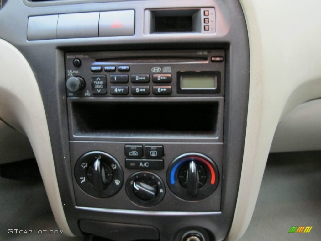 2001 Elantra GLS - Cardinal Red / Beige photo #28