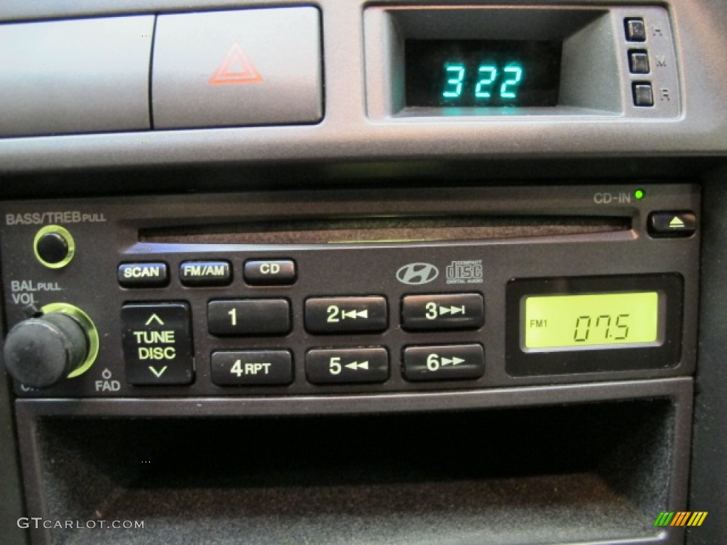 2001 Elantra GLS - Cardinal Red / Beige photo #29