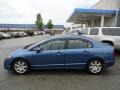 2009 Atomic Blue Metallic Honda Civic LX Sedan  photo #2