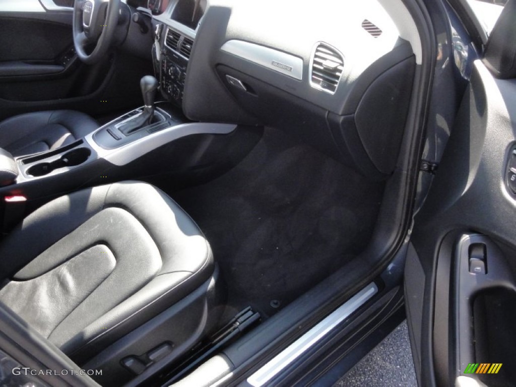 2009 A4 2.0T Premium quattro Sedan - Meteor Grey Pearl Effect / Black photo #18