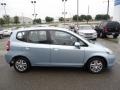 2007 Lunar Mist Blue Metallic Honda Fit   photo #6