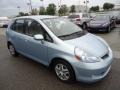 2007 Lunar Mist Blue Metallic Honda Fit   photo #7