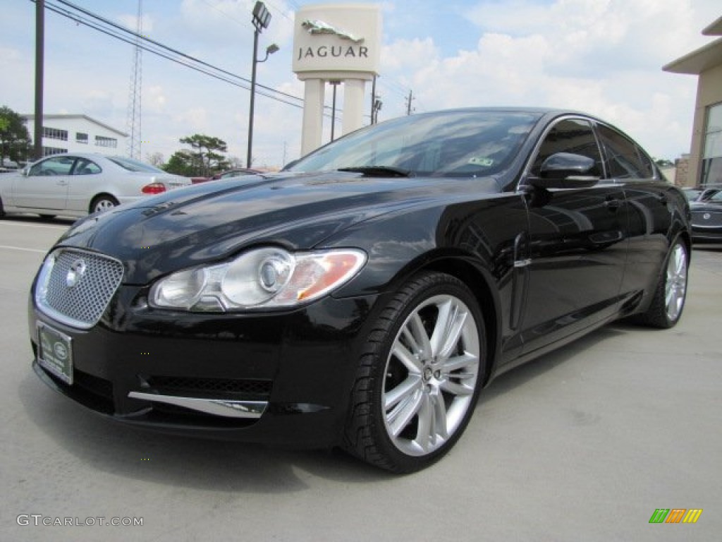 Ebony Black 2010 Jaguar XF XF Supercharged Sedan Exterior Photo #66063398