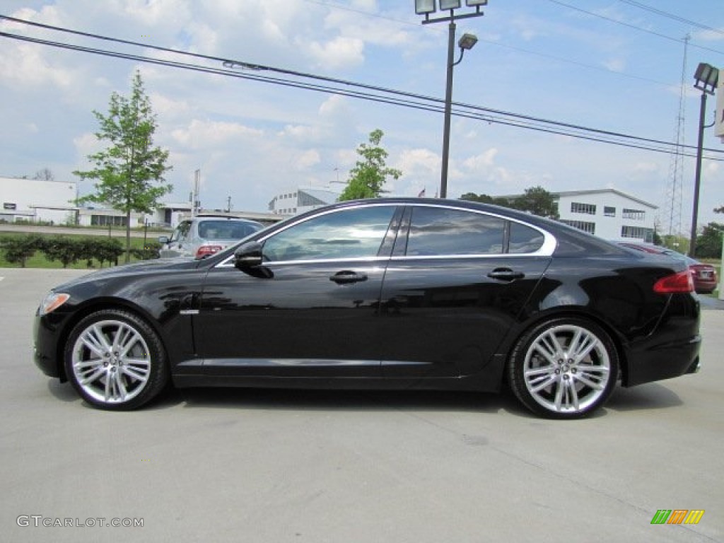 Ebony Black 2010 Jaguar XF XF Supercharged Sedan Exterior Photo #66063413