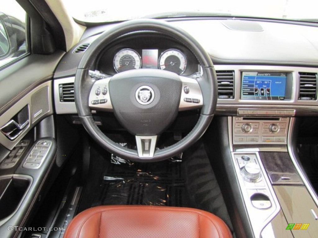 2010 Jaguar XF XF Supercharged Sedan Spice Dashboard Photo #66063473