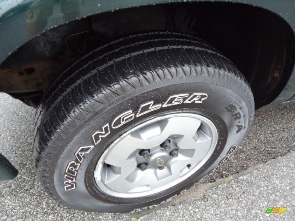 2002 Blazer LS 4x4 - Forest Green Metallic / Medium Gray photo #9