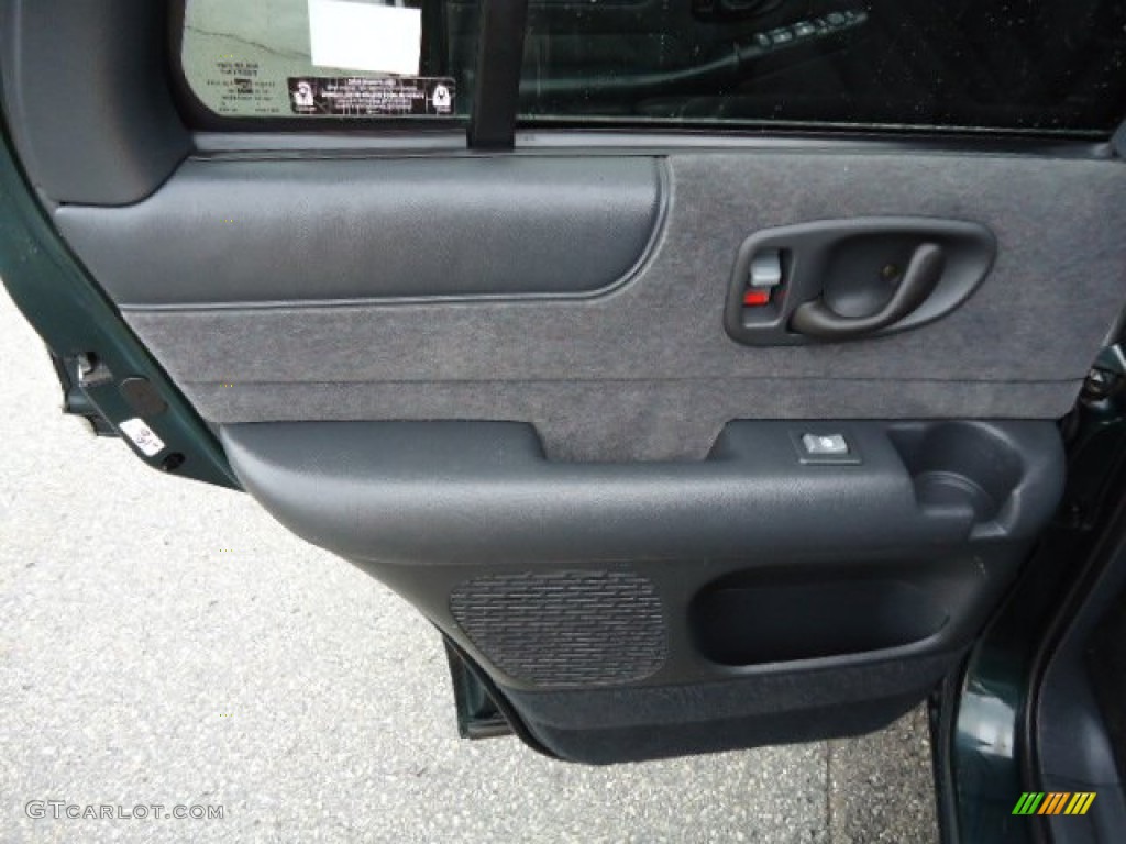 2002 Blazer LS 4x4 - Forest Green Metallic / Medium Gray photo #13