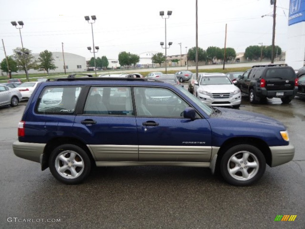 2001 Forester 2.5 S - Blue Ridge Pearl / Gray photo #6