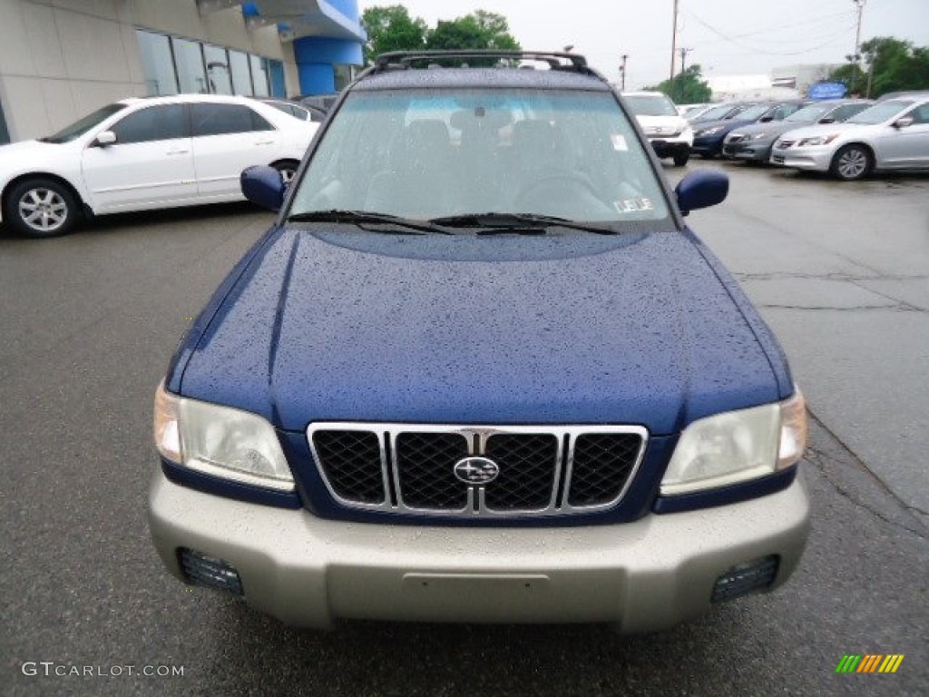 2001 Forester 2.5 S - Blue Ridge Pearl / Gray photo #8