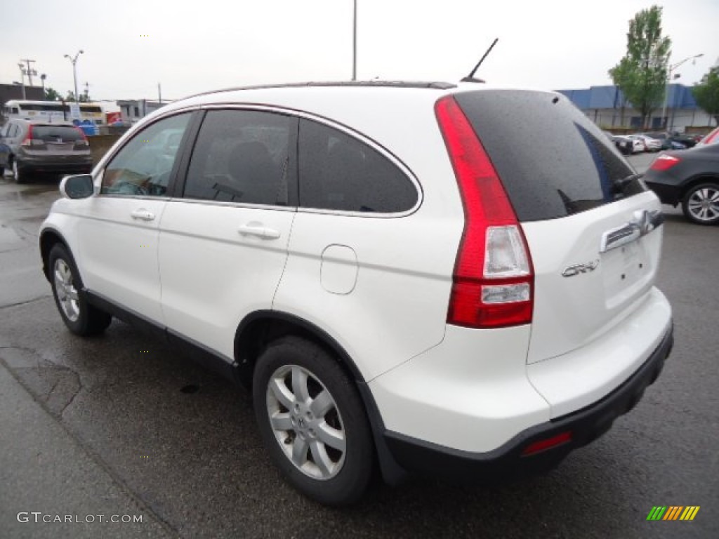 2008 CR-V EX-L 4WD - Taffeta White / Gray photo #3