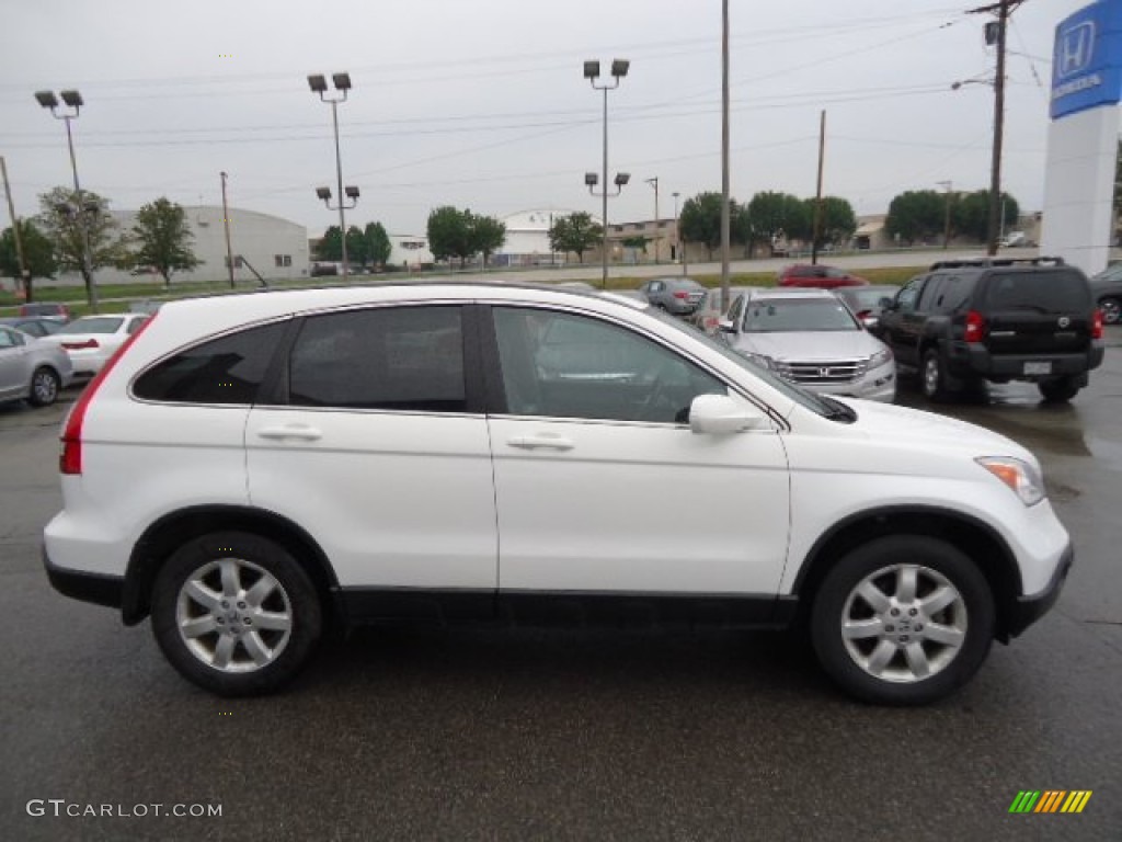 2008 CR-V EX-L 4WD - Taffeta White / Gray photo #6