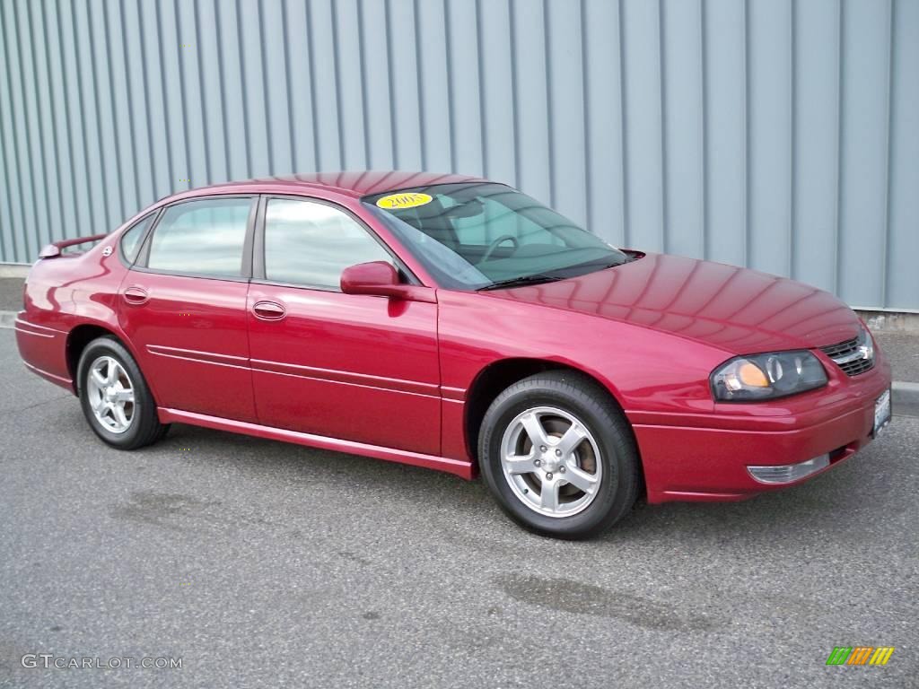 2005 Impala LS - Sport Red Metallic / Medium Gray photo #1