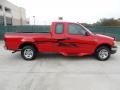 2003 Bright Red Ford F150 XL SuperCab  photo #2