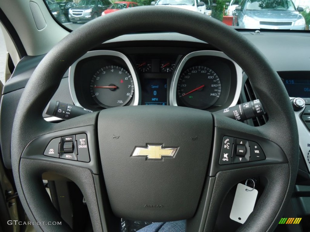 2012 Equinox LS - Gold Mist Metallic / Jet Black photo #15