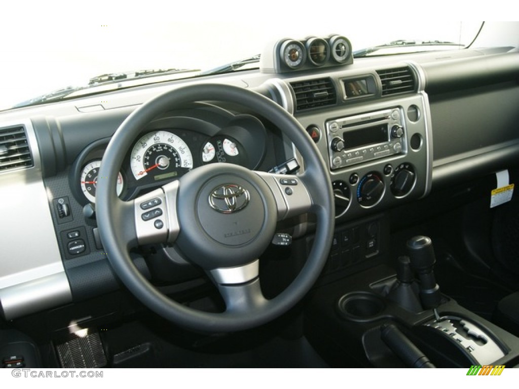 2012 Toyota FJ Cruiser 4WD Dark Charcoal Dashboard Photo #66066155