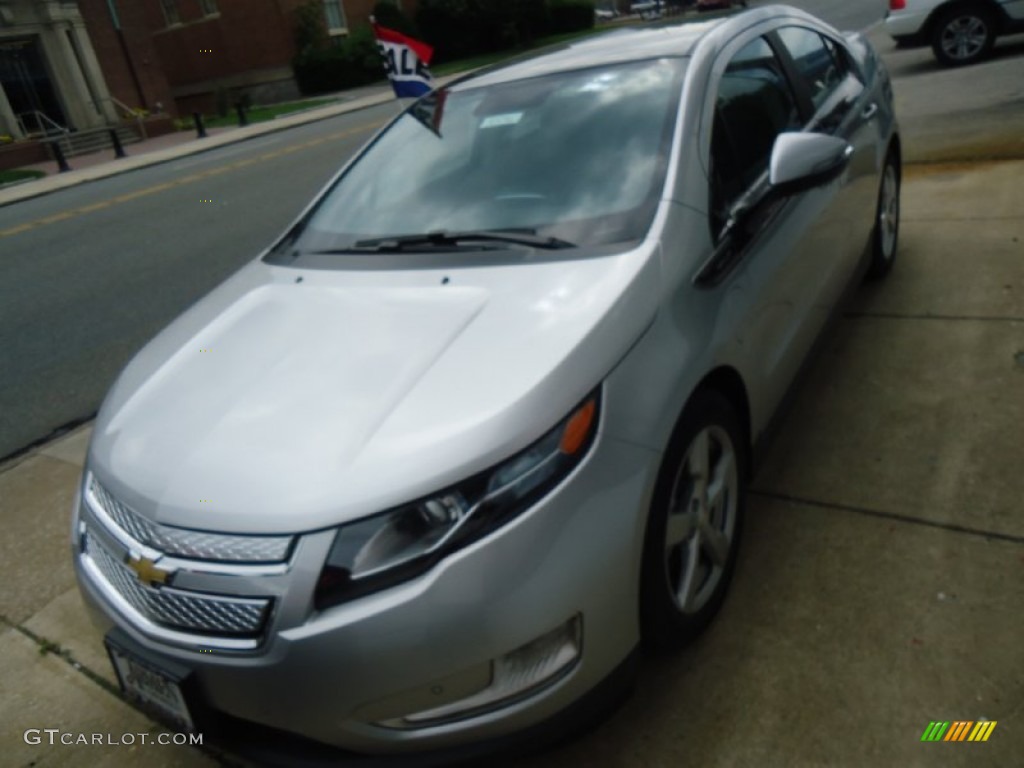 2012 Volt Hatchback - Silver Ice Metallic / Jet Black/Ceramic White Accents photo #1