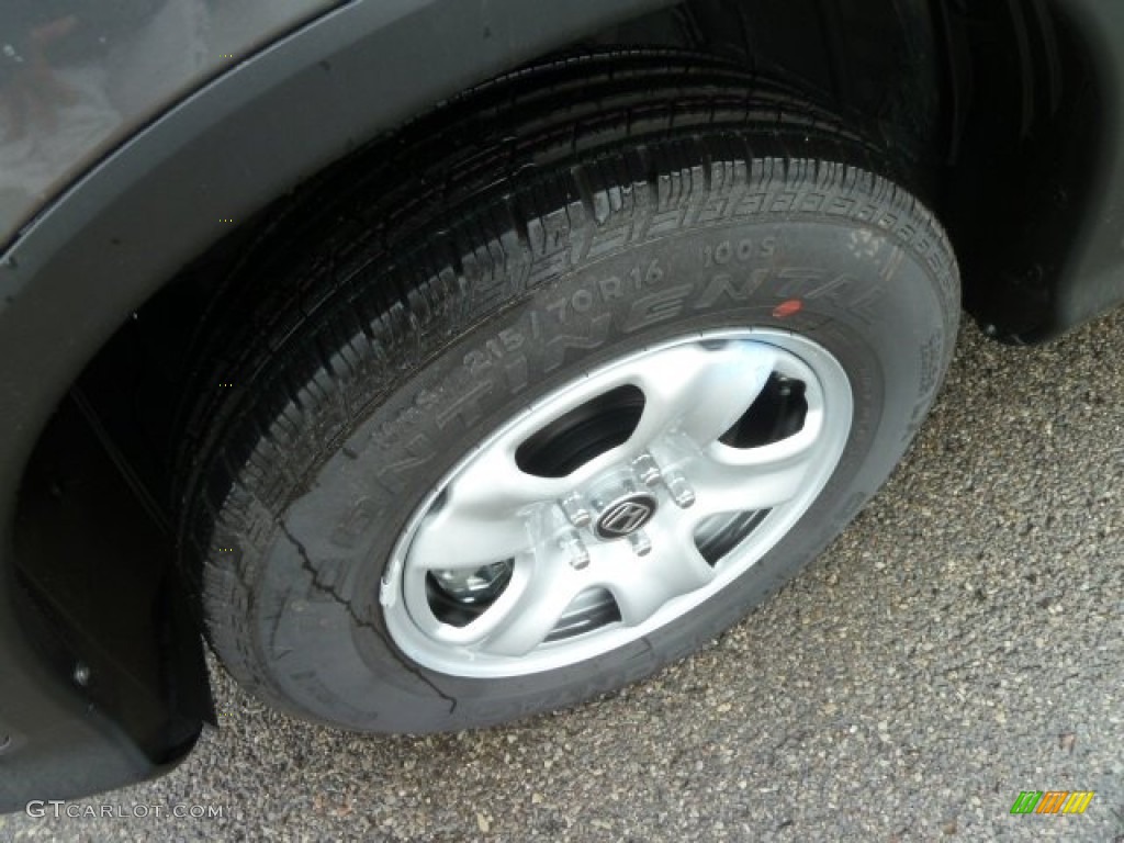 2012 CR-V LX 4WD - Polished Metal Metallic / Gray photo #9