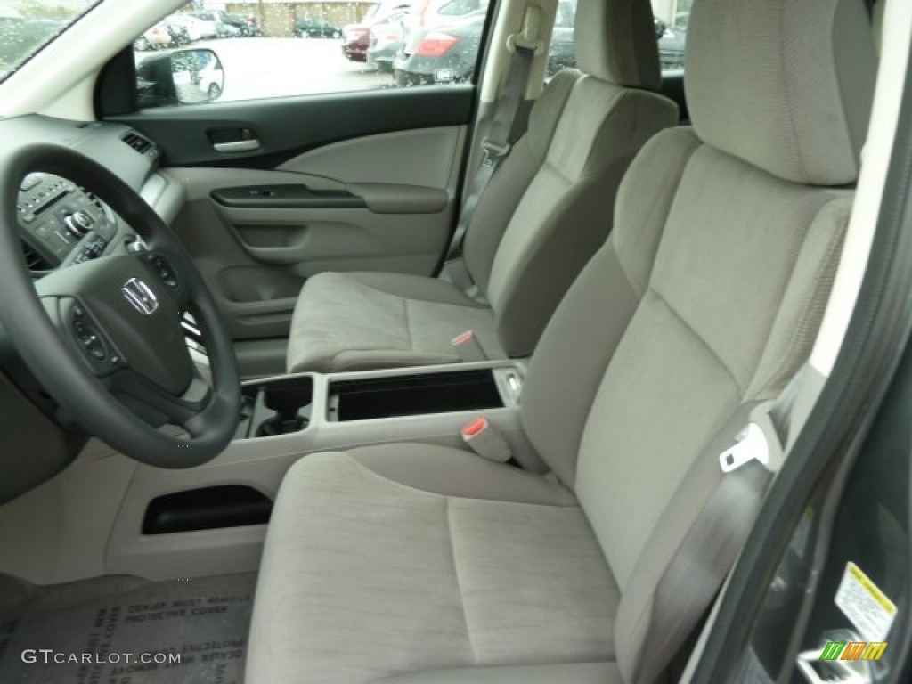 2012 CR-V LX 4WD - Polished Metal Metallic / Gray photo #10