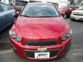2012 Crystal Red Tintcoat Chevrolet Sonic LT Sedan  photo #3