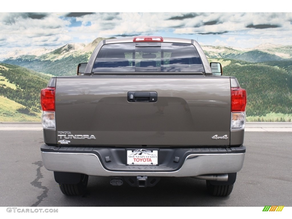 2012 Tundra SR5 Double Cab 4x4 - Pyrite Mica / Black photo #4