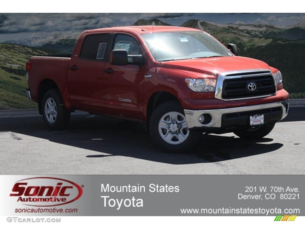 Barcelona Red Metallic Toyota Tundra