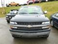 2001 Onyx Black Chevrolet Silverado 1500 LS Regular Cab 4x4  photo #2