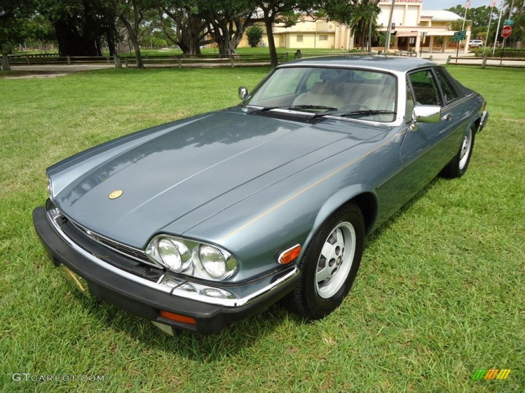 Steel Blue Metallic 1986 Jaguar XJ XJS Coupe Exterior Photo #66068351