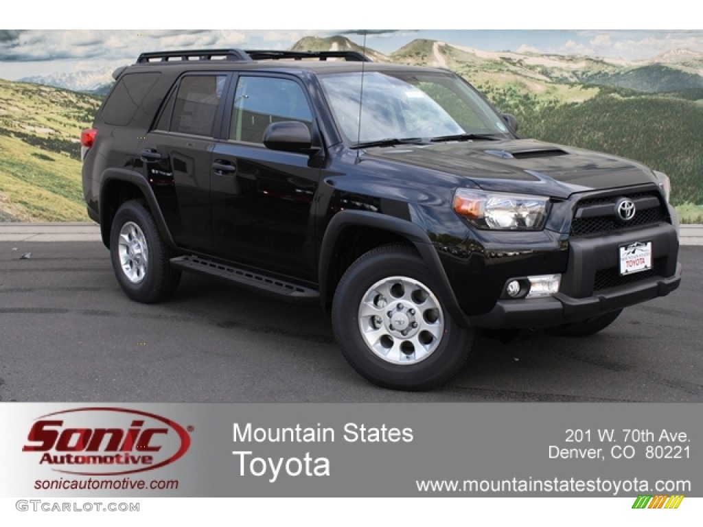 2012 4Runner Trail 4x4 - Black / Graphite photo #1