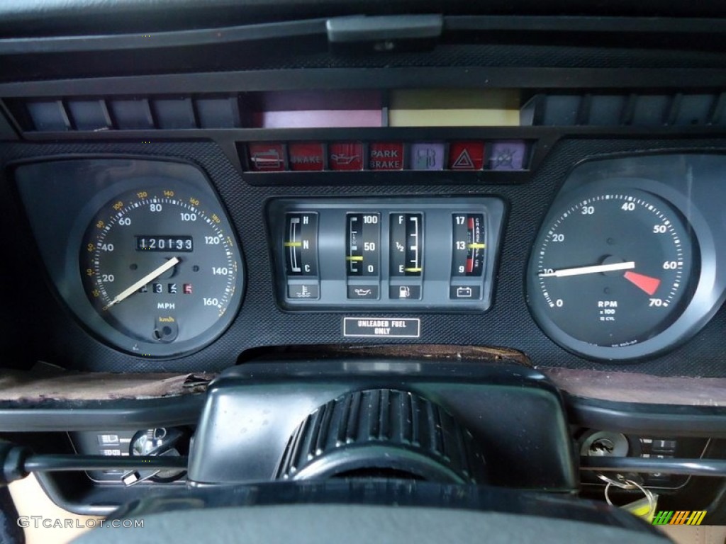 1986 Jaguar XJ XJS Coupe Gauges Photo #66068867