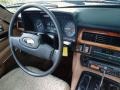1986 Jaguar XJ Beige Interior Steering Wheel Photo