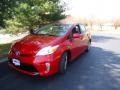 2012 Barcelona Red Metallic Toyota Prius 3rd Gen Three Hybrid  photo #3