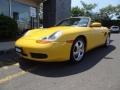 2001 Speed Yellow Porsche Boxster S  photo #1