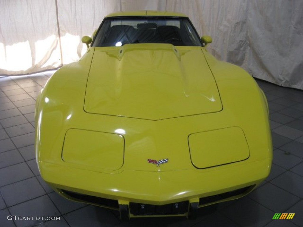 Yellow 1977 Chevrolet Corvette Coupe Exterior Photo #66071636