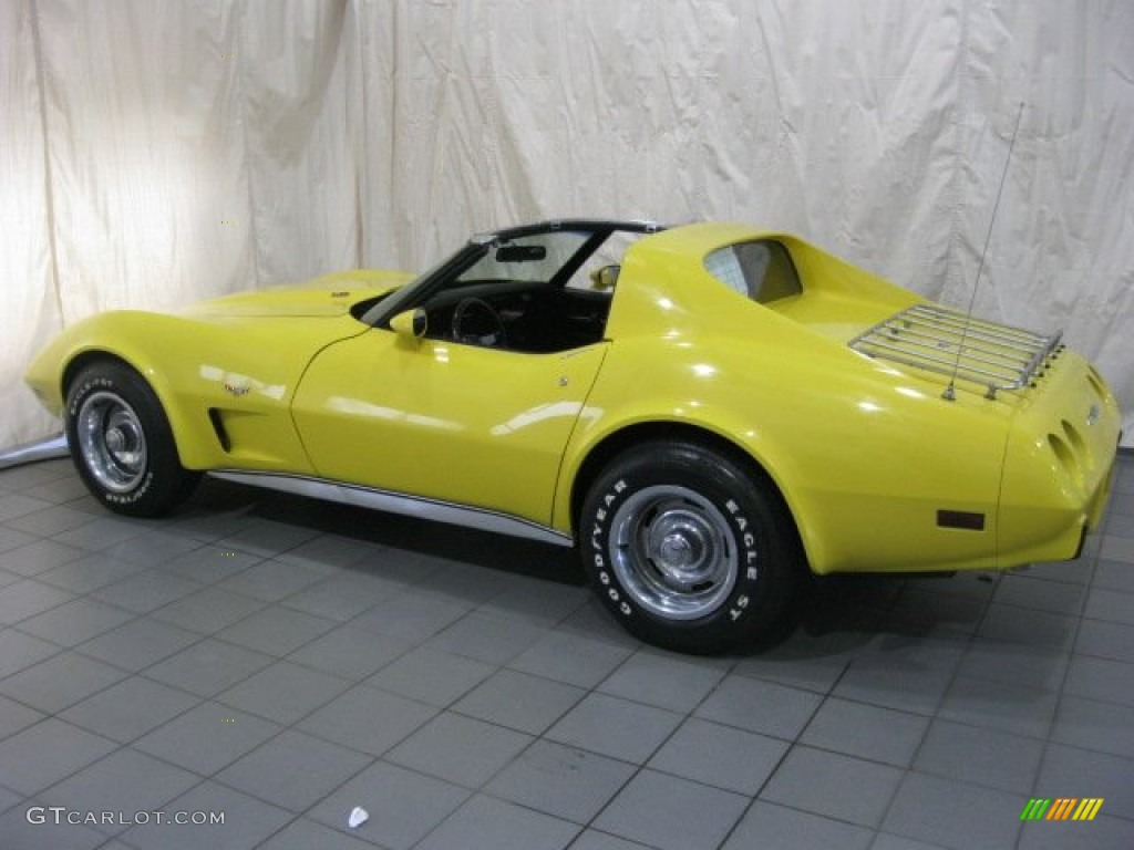 Yellow 1977 Chevrolet Corvette Coupe Exterior Photo #66071657