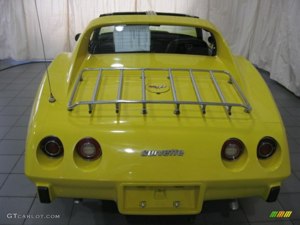Yellow 1977 Chevrolet Corvette Coupe Exterior Photo #66071669