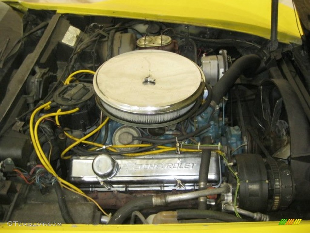 1977 Chevrolet Corvette Coupe 350 cid OHV 16-Valve V8 Engine Photo #66071849