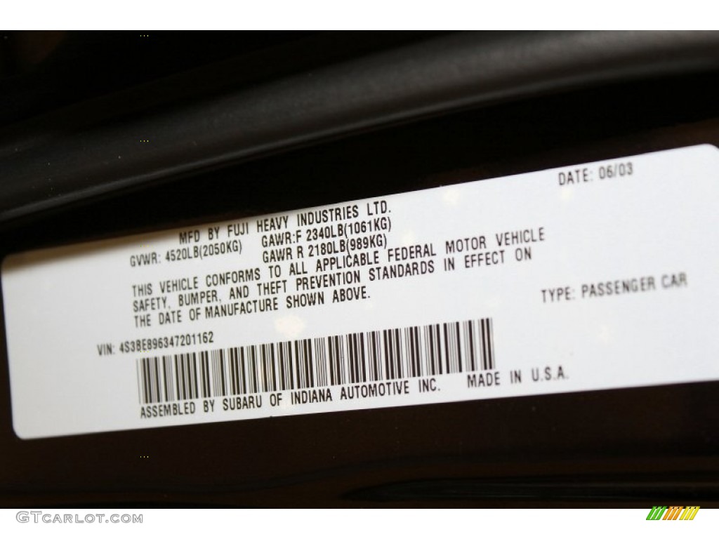 2004 Outback H6 3.0 Sedan - Black Granite Pearl / Beige photo #28